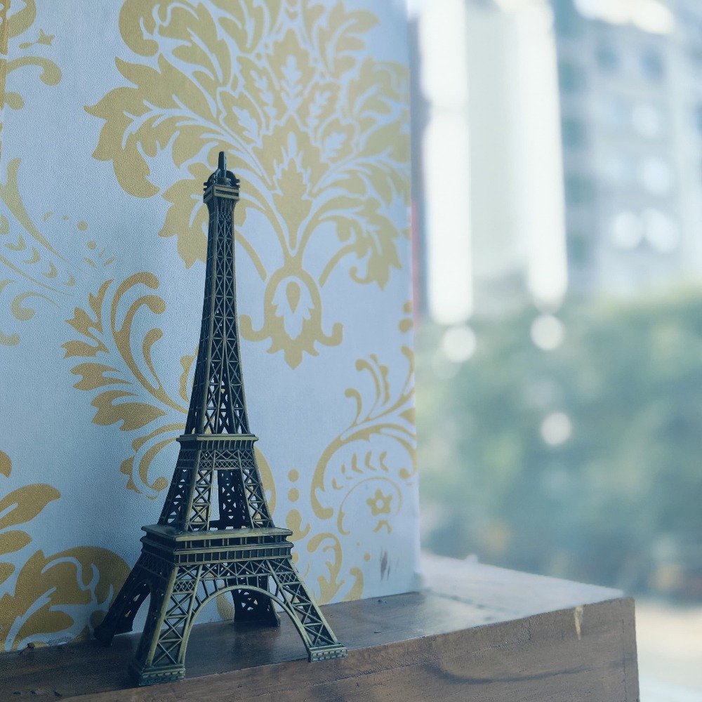 Eiffel Tower For Car Dashboard Home & Office Decorative Showpiece thumbnail 1